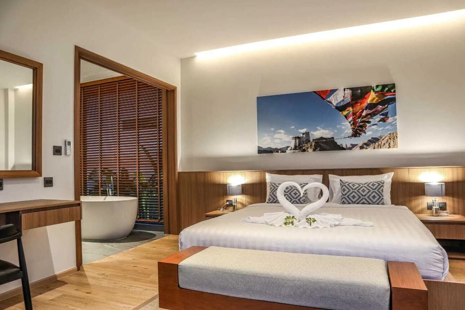 Belle villa avec piscine 2 chambres à louer à Choeng Thale — Photo 1