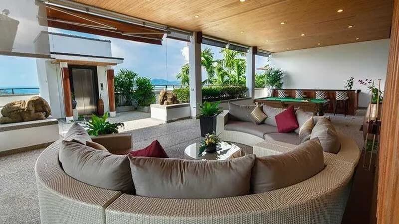 Grande villa de luxe vue mer 5 chambres avec piscine privée à louer à Surin Beach — Miniature 17