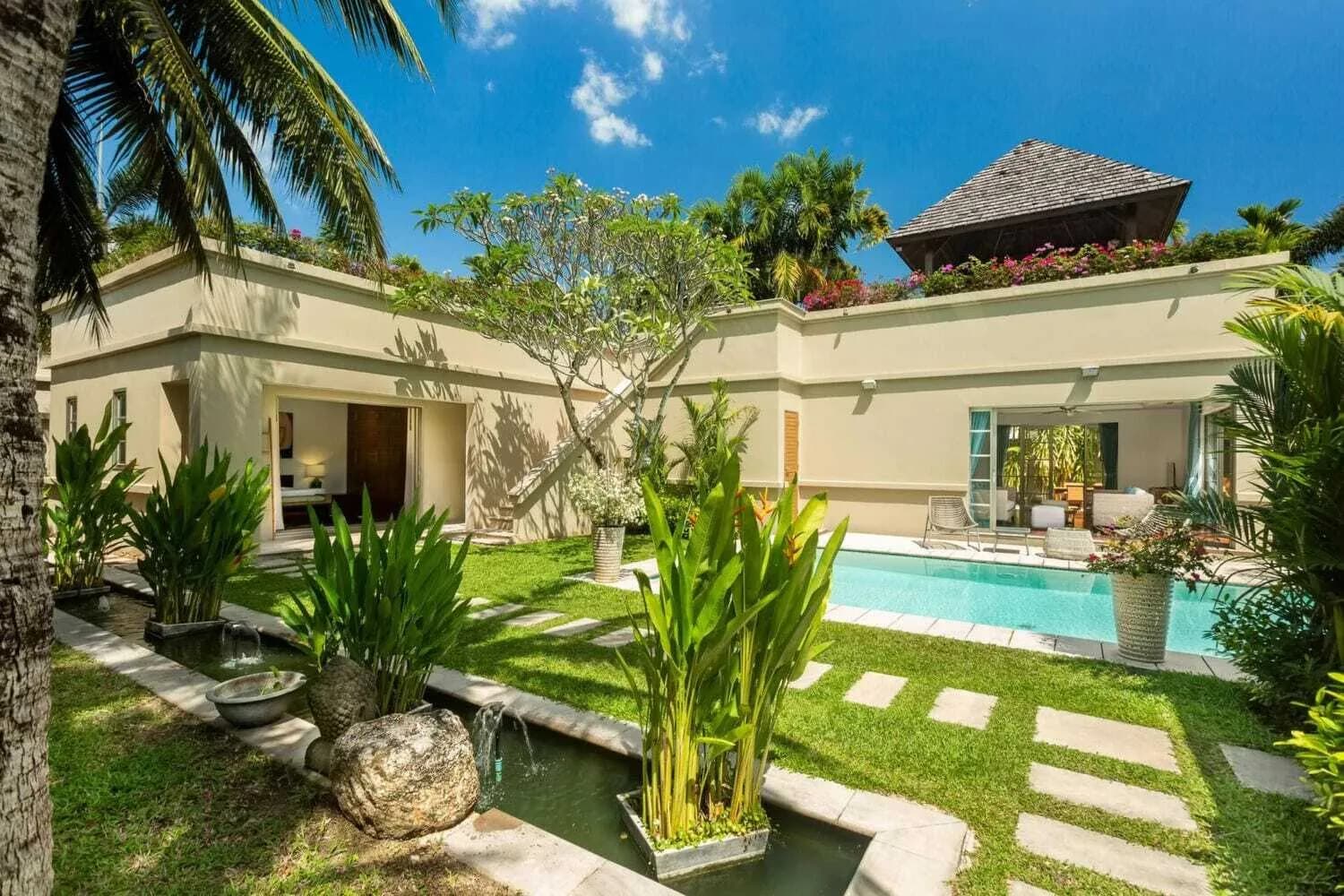 Villa moderne tropicale avec piscine 3 chambres à louer à Bang Tao — Miniature 9