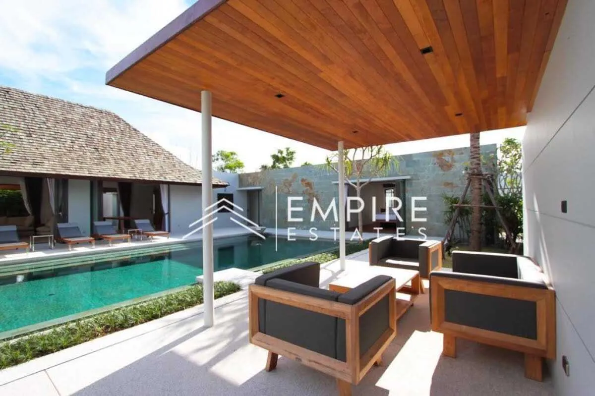 Villa de luxe 4 chambres avec piscine privée à louer à Anchan Lagoon — Photo 1