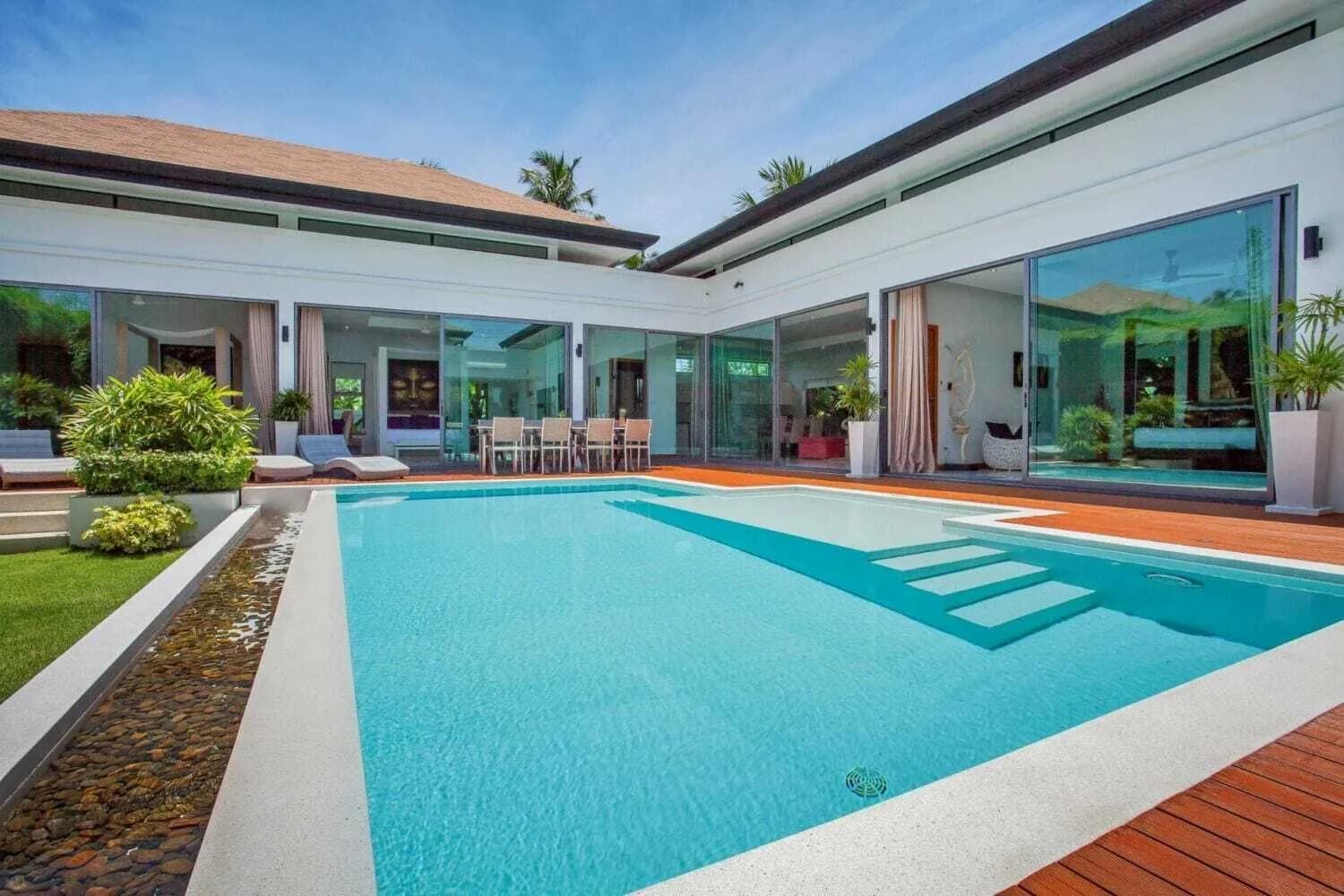 Villa moderne avec piscine 3 chambres à louer à Rawai — Miniature 5