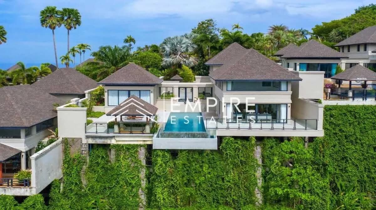 Villa avec vue montagne dans un paradis tropical à Layan — Photo 1