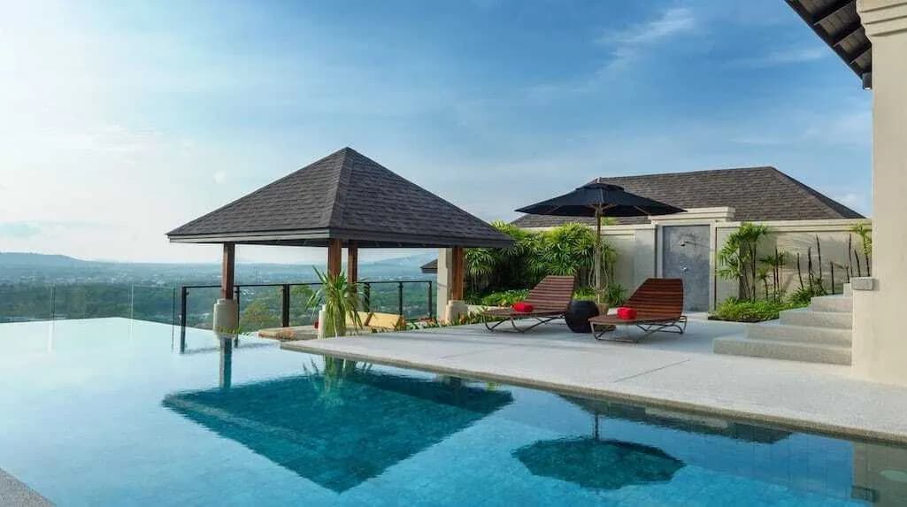 Villa avec vue montagne dans un paradis tropical à Layan — Miniature 4