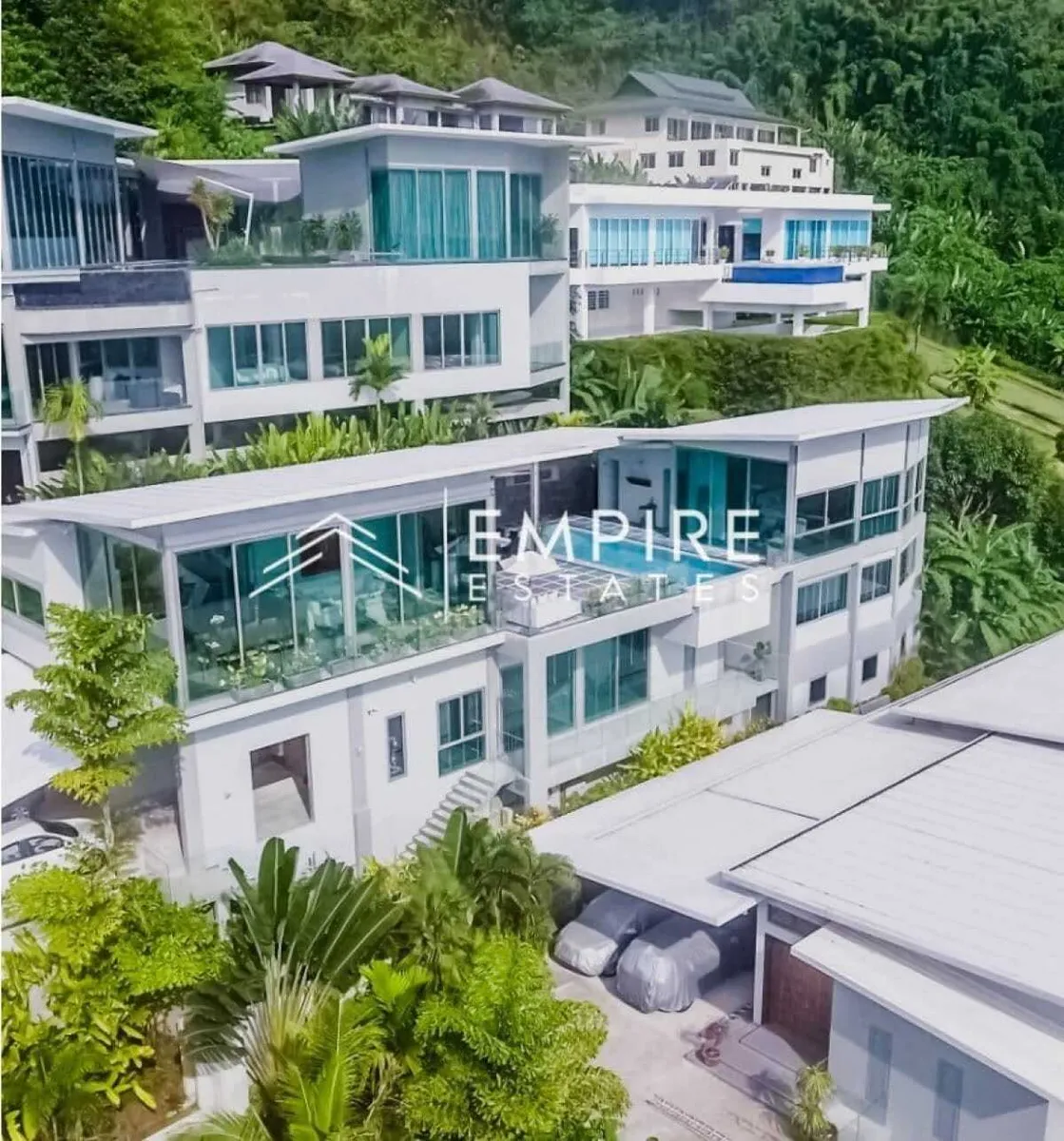 Villa avec piscine 4 chambres vue mer à vendre à Yamu Hills