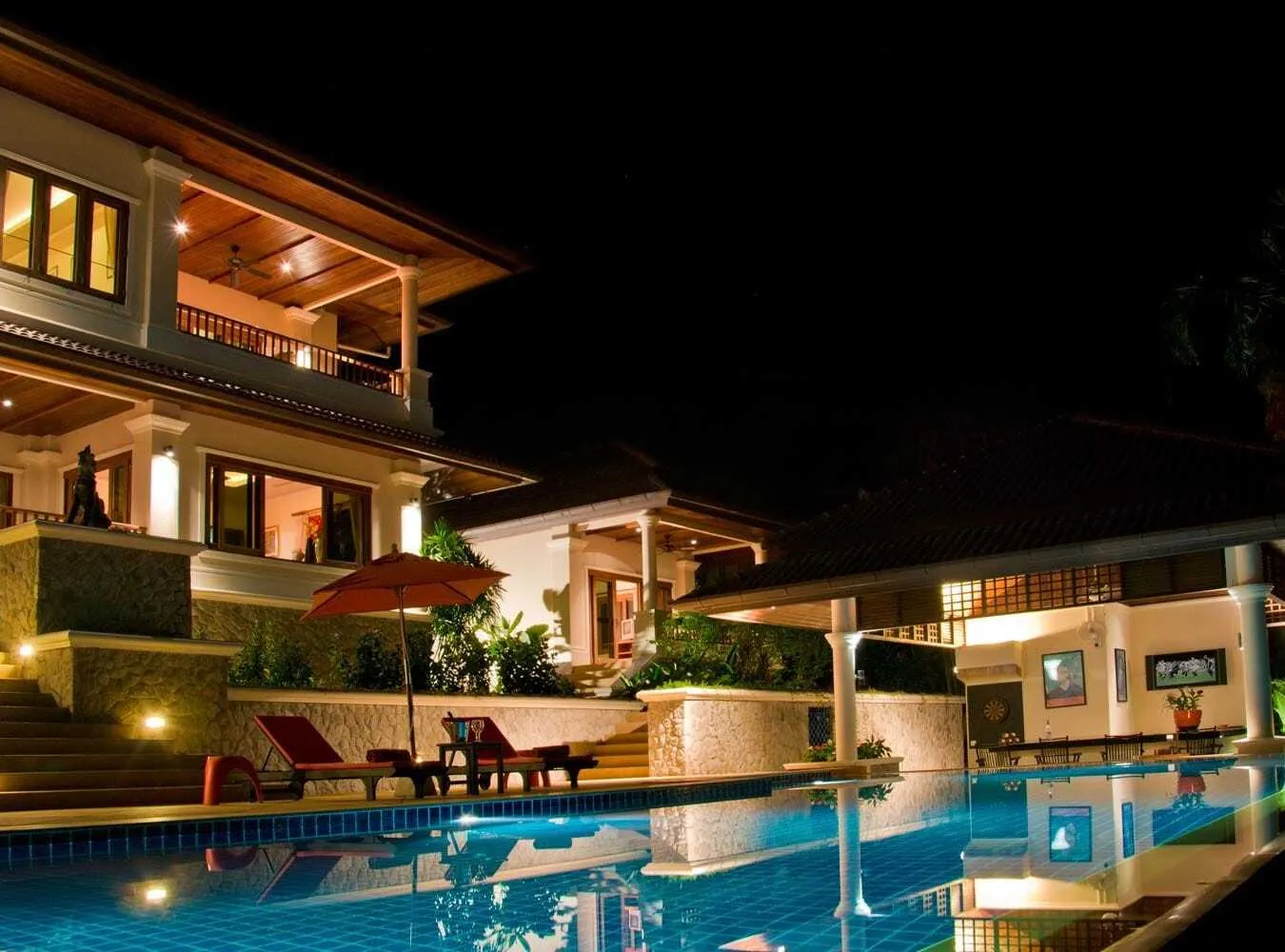 Villa privée avec piscine 6 chambres à louer à Choeng Thale — Miniature 13