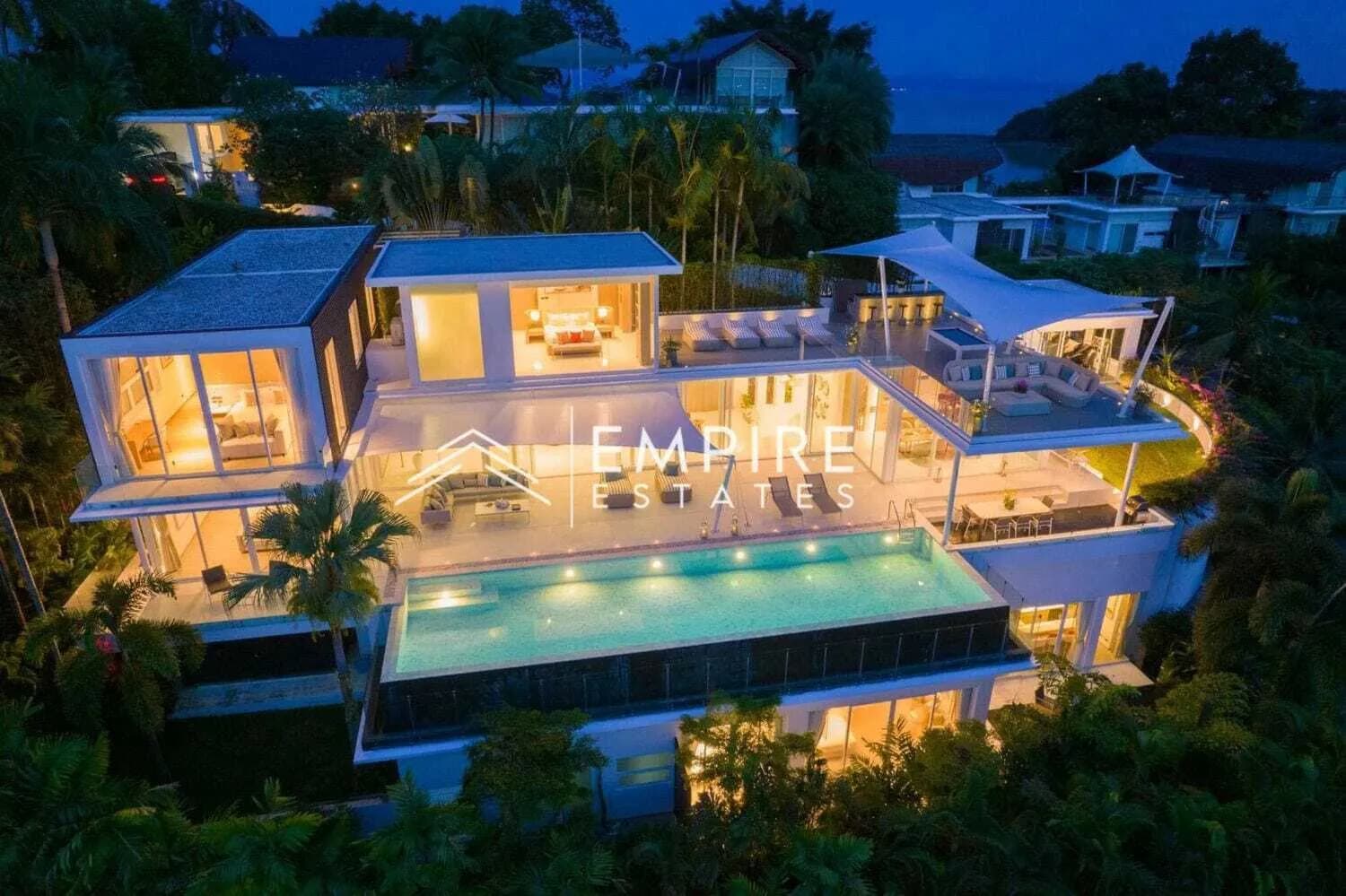 Vue mer – 6 chambres avec piscine privée à louer à Cape Yamu — Photo 1