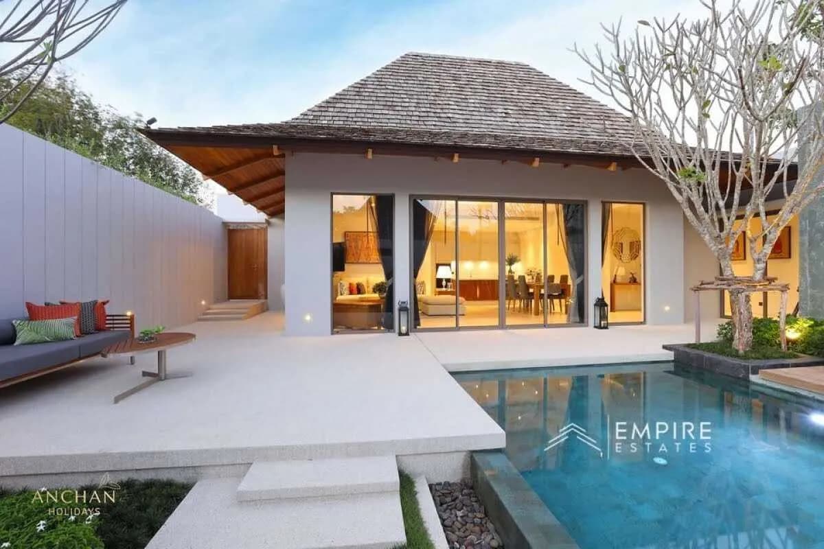 Villa de luxe avec piscine privée 2 chambres à Anchan Hills à louer — Photo 1