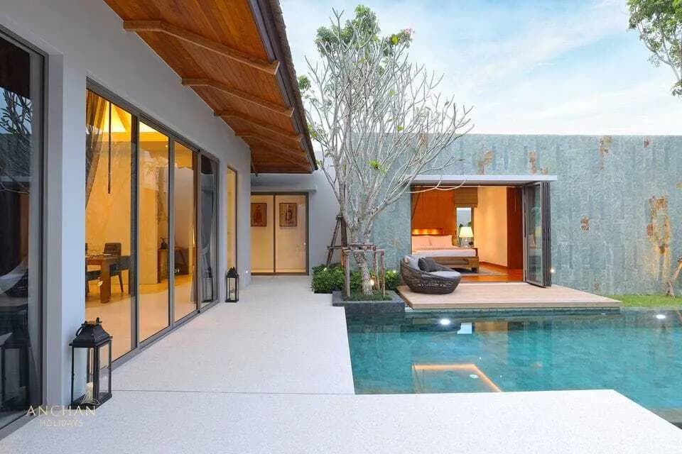 Villa de luxe avec piscine privée 2 chambres à Anchan Hills à louer — Miniature 14