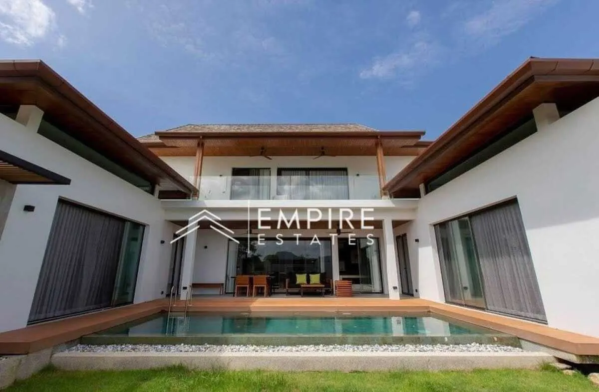 Villa moderne 4 chambres avec piscine privée à louer à Choeng Thale — Photo 1