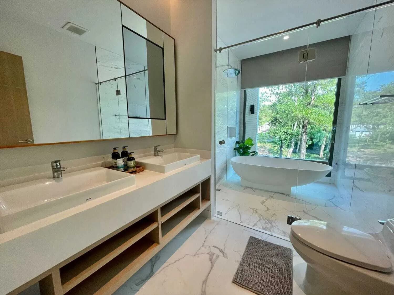 Villa moderne 4 chambres avec piscine privée à louer à Koh Kaew — Miniature 17