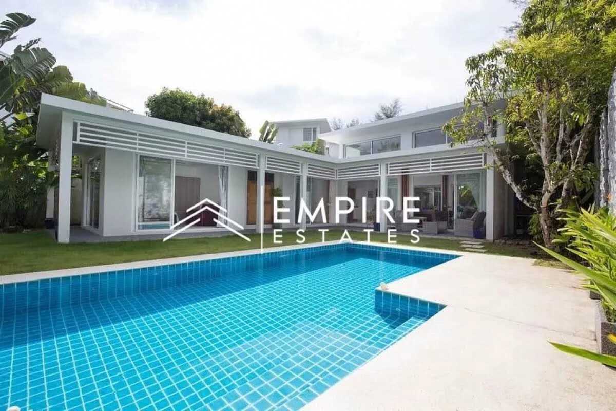 Villa moderne 4 chambres avec piscine privée à louer — Photo 1