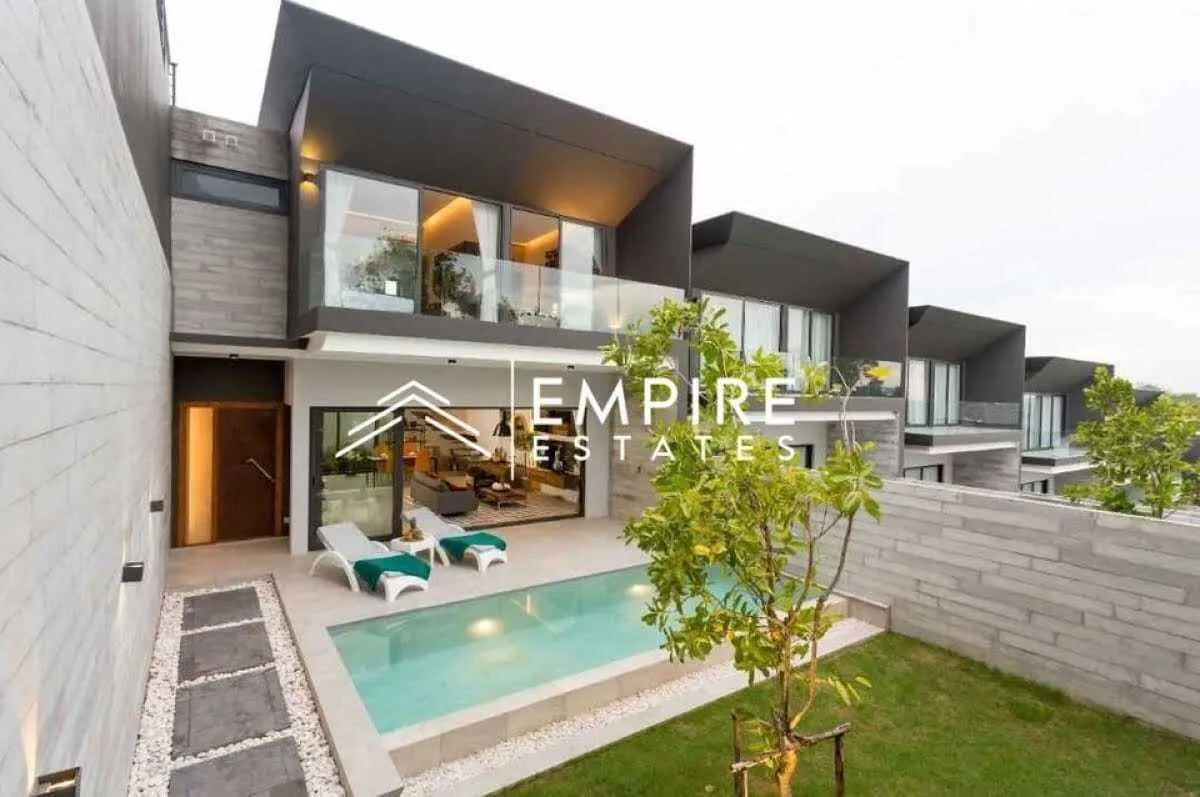 Villa moderne 3 chambres avec piscine privée à louer à Chalong — Photo 1