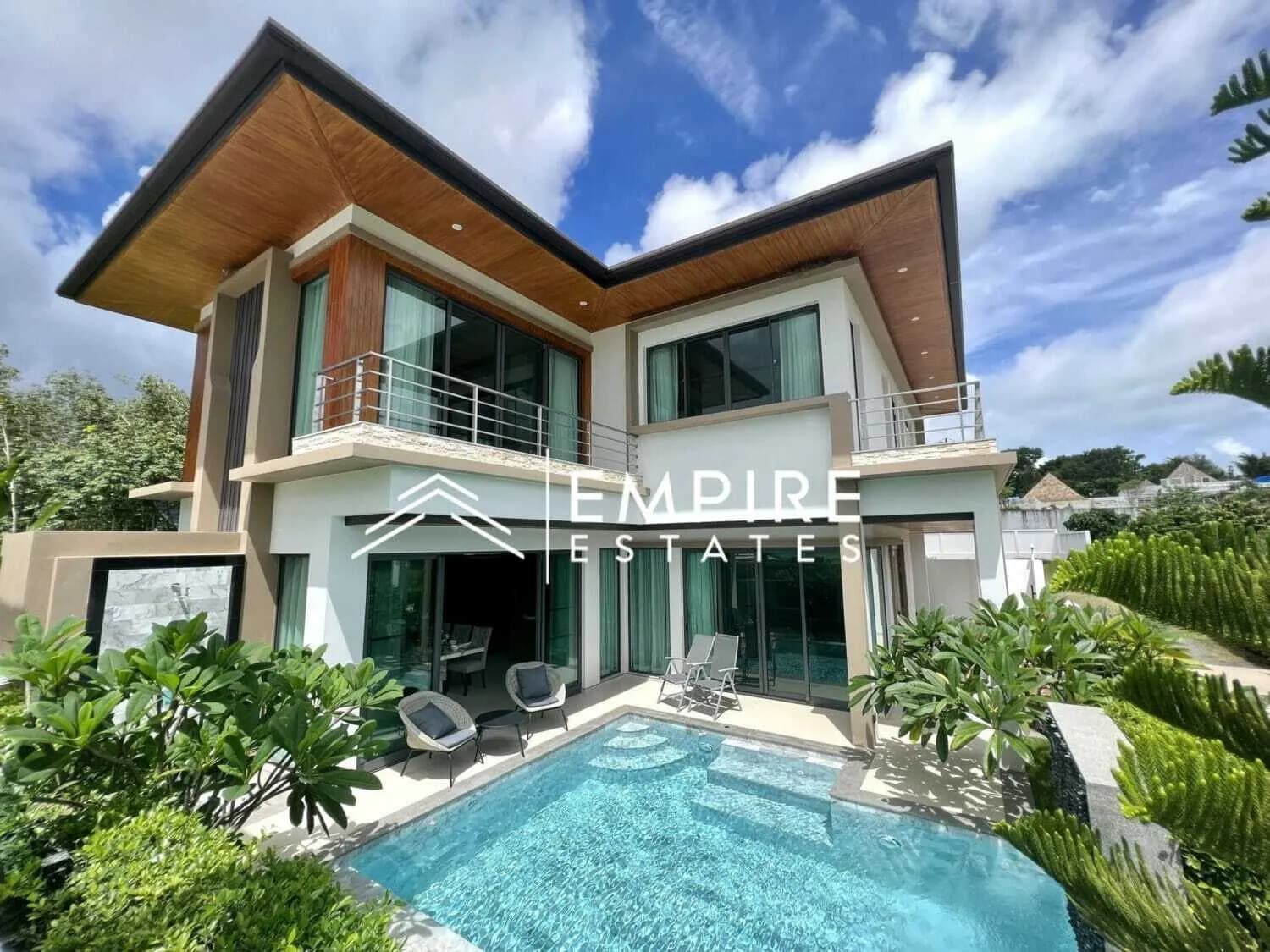 Villa neuve 3 chambres avec piscine privée à louer — Photo 1