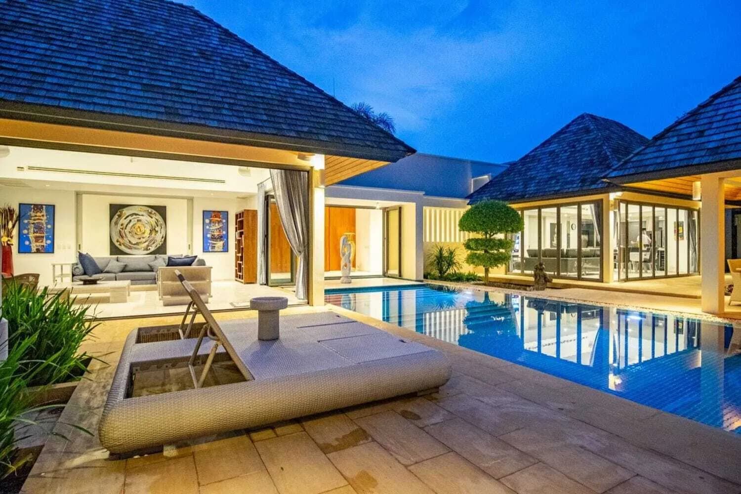 Layan Hills Estates – 5 chambres avec piscine privée à louer à Choeng Thale — Miniature 6
