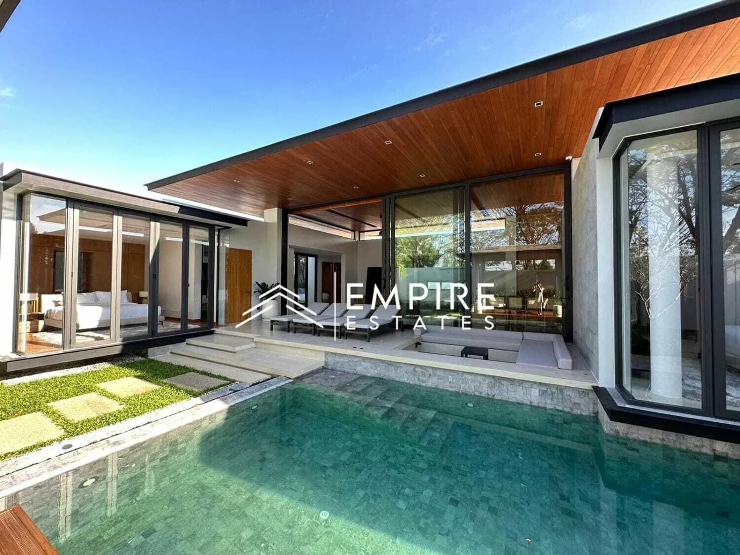 Villa Botanica – 3 chambres neuves avec piscine privée à louer à Choeng Thale — Photo 1