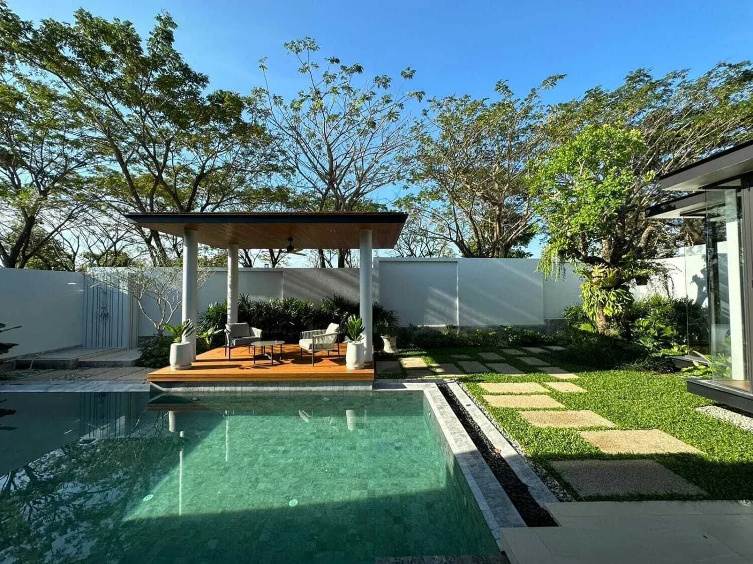 Villa Botanica – 3 chambres neuves avec piscine privée à louer à Choeng Thale — Miniature 7