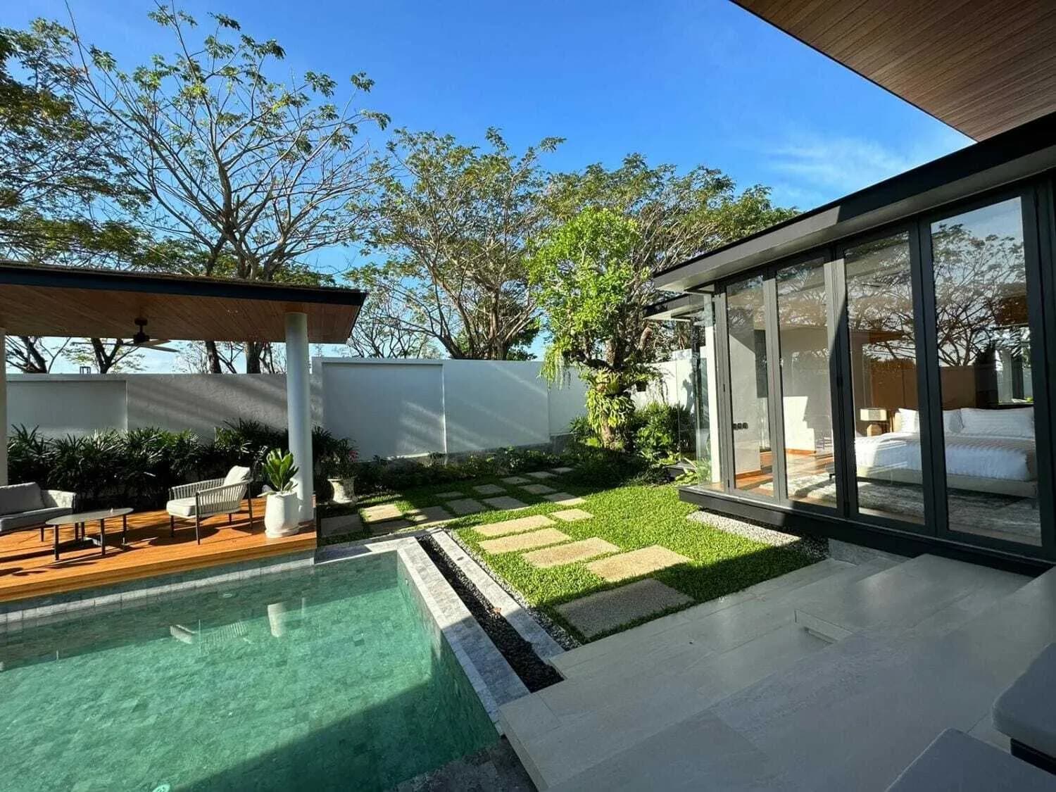 Villa Botanica – 3 chambres neuves avec piscine privée à louer à Choeng Thale — Miniature 8