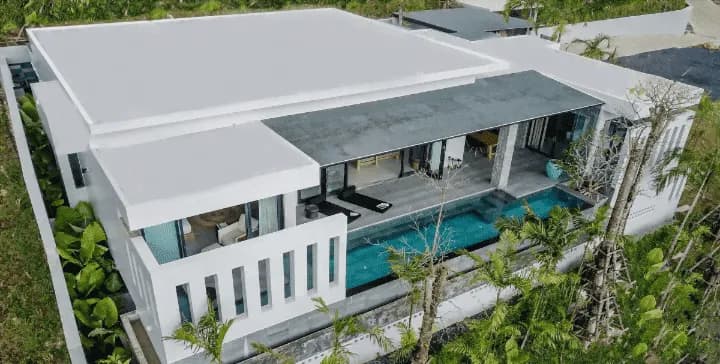 Villa privée avec piscine 4 chambres à vendre à Choeng Thale — Miniature 8