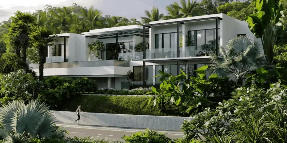 Villa privée avec piscine 4 chambres à vendre à Choeng Thale — Miniature 12