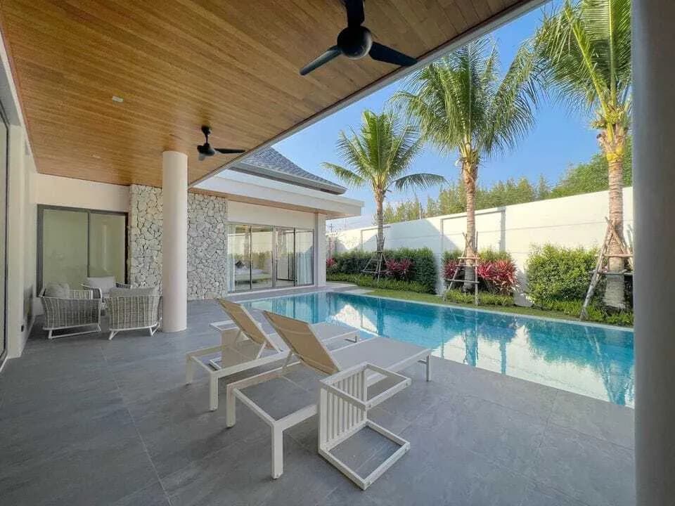The Breeze Villa – Villa de luxe 4 chambres avec piscine privée à louer à Bang Tao — Miniature 6