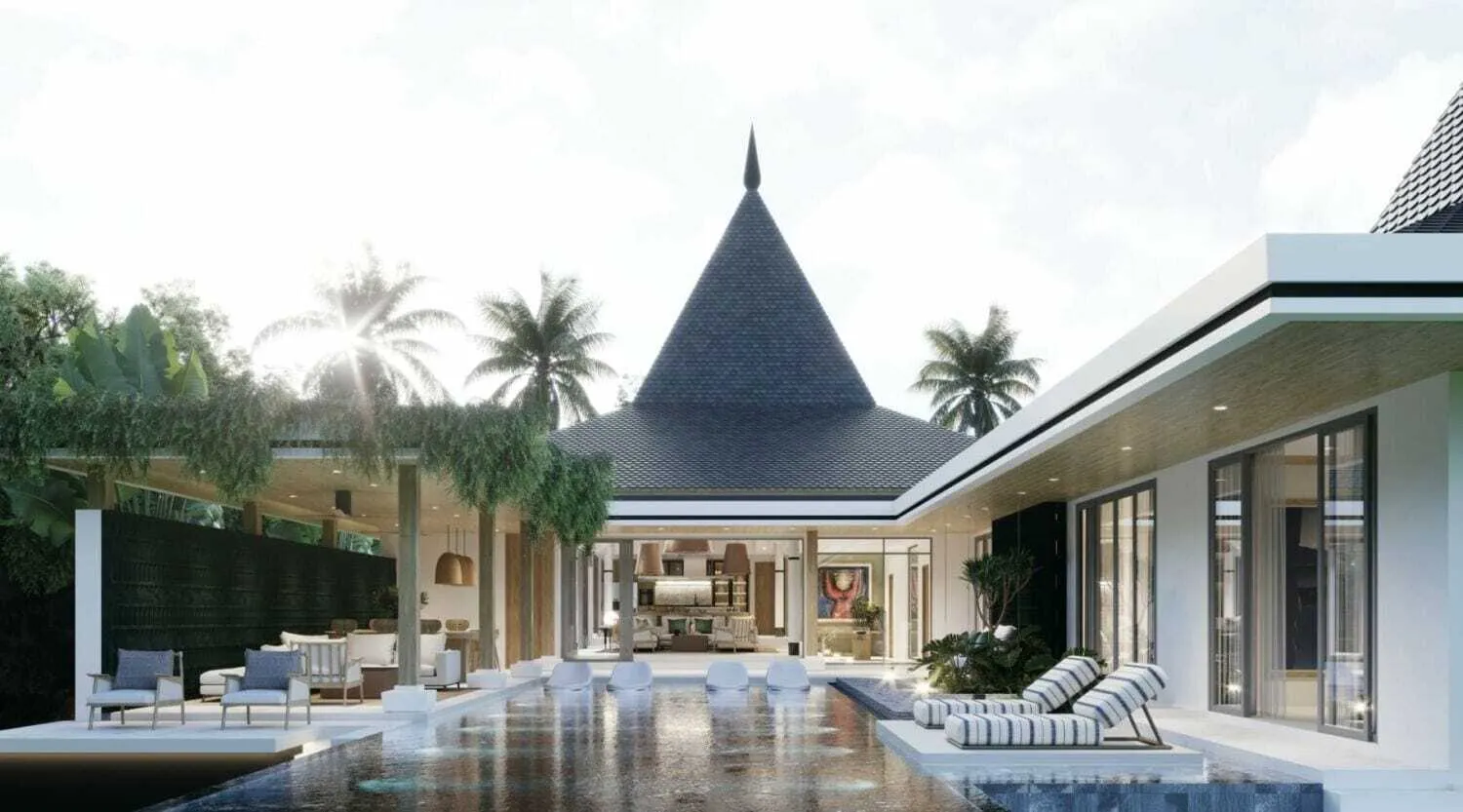 Villa moderne avec piscine 4 chambres à vendre à Bang Jo, Phuket — Miniature 8