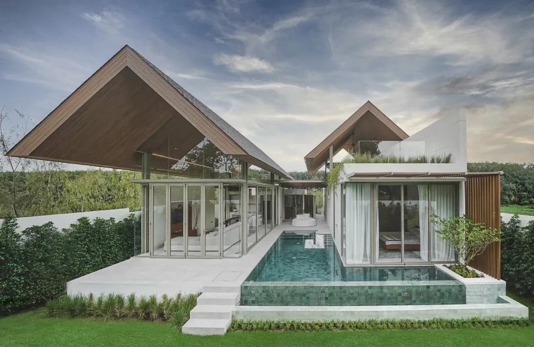 Villa thaïlandaise moderne 4 chambres à vendre à Choeng Thale, Phuket — Miniature 13