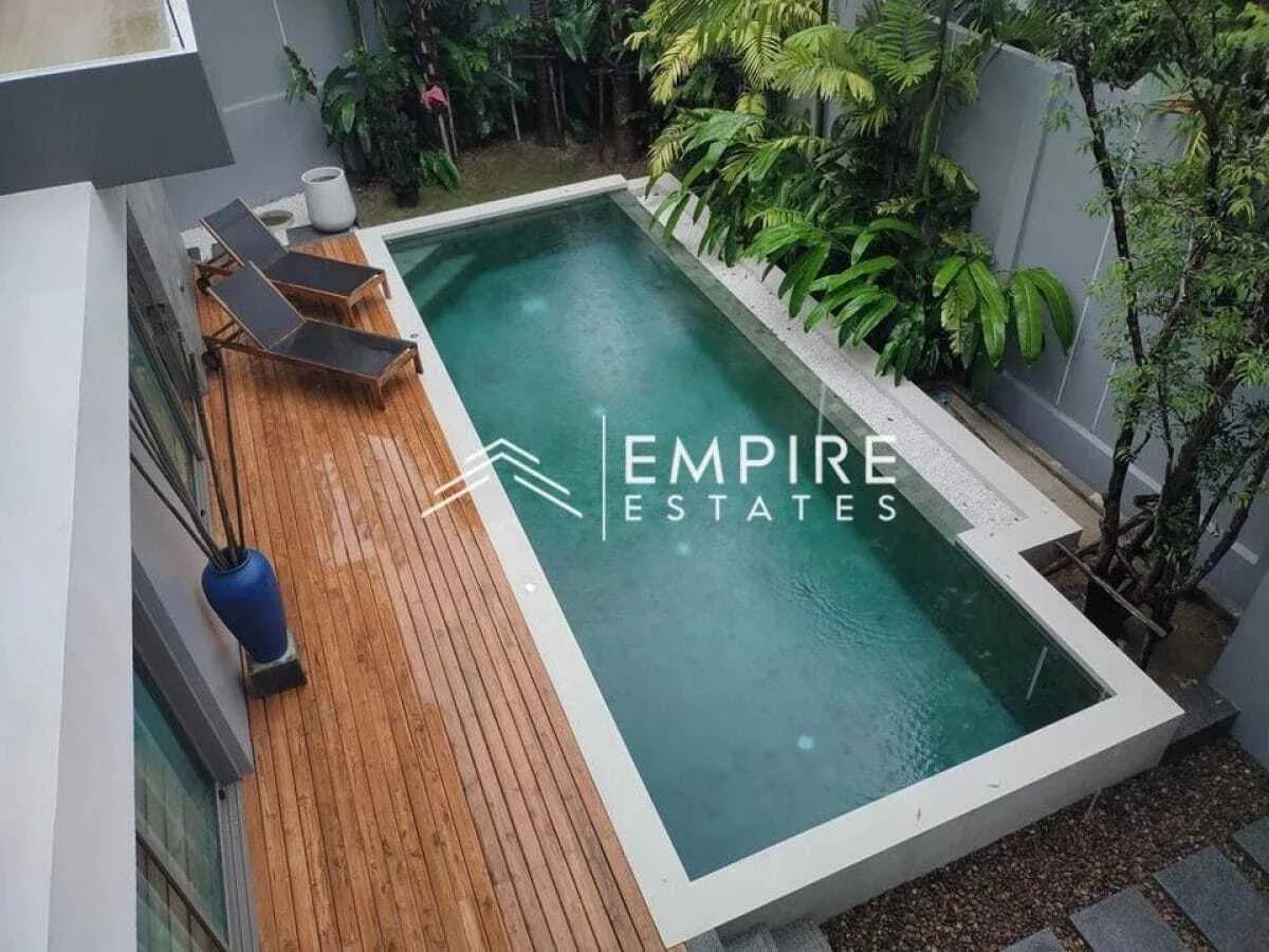 The Teak – 4 chambres avec piscine privée à louer à Choeng Thale, près de Boat Avenue — Photo 1