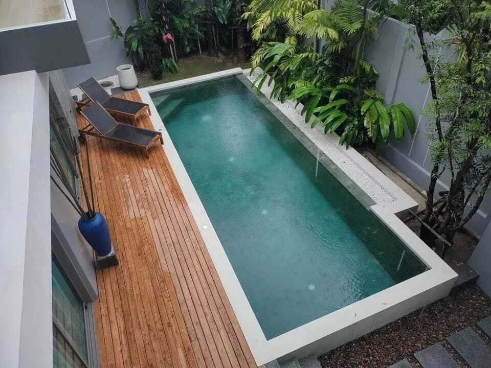 The Teak – 4 chambres avec piscine privée à louer à Choeng Thale, près de Boat Avenue — Miniature 15