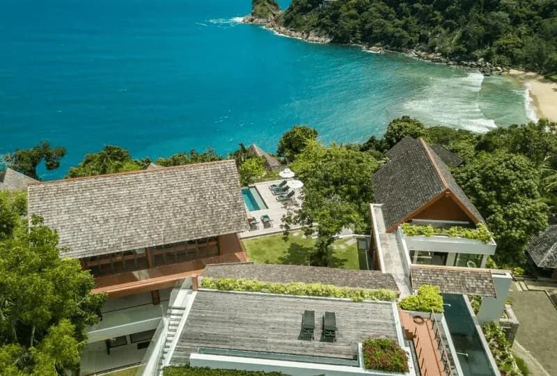 Villa en bord d'océan 5 chambres à vendre à Kamala, Phuket — Miniature 12
