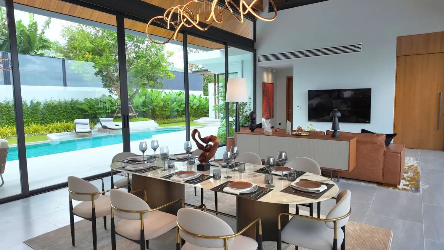 Villa de luxe neuve 4 chambres à vendre à Bang Jo-Cherngtalay, Phuket — Miniature 4