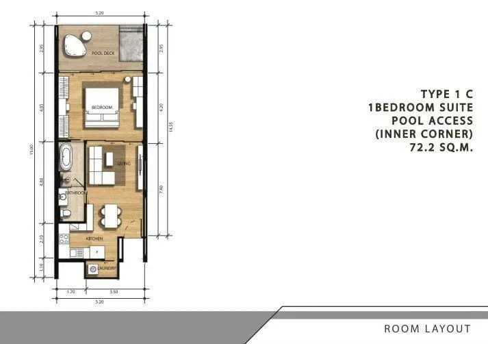 Appartement 1 chambre avec accès piscine à Bang Tao — Miniature 10