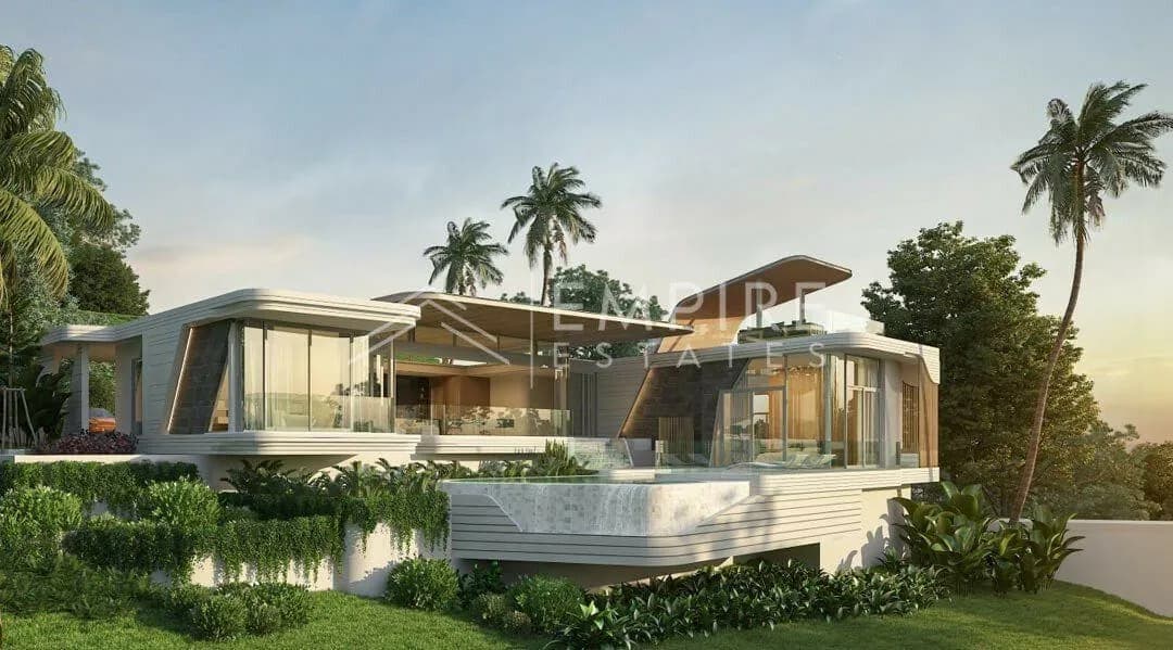 Villa 5 chambres avec vue montagne à vendre, Layan, Phuket — Miniature 2