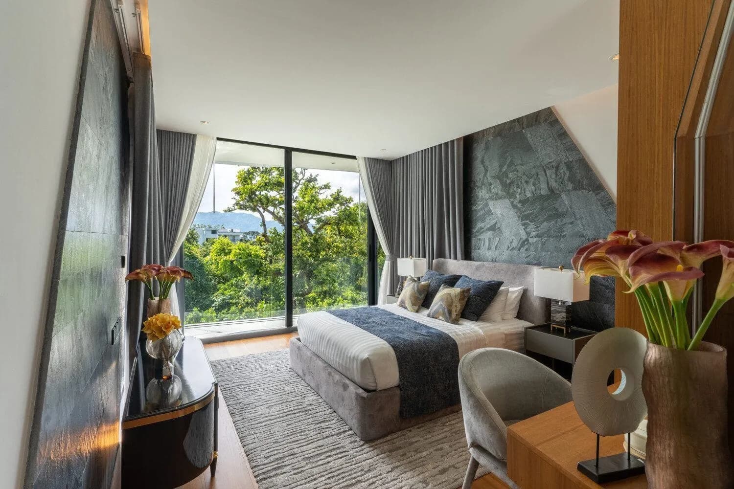 Villa 5 chambres avec vue montagne à vendre, Layan, Phuket — Miniature 18