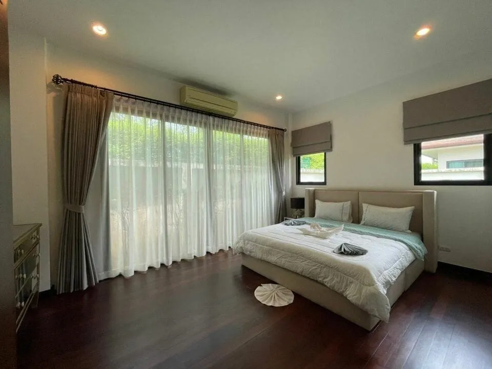 Belle villa tropicale avec piscine 3 chambres à louer, Layan, Phuket — Miniature 17