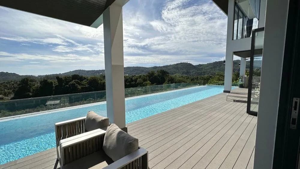 Luxueuse villa avec piscine privée 6 chambres vue mer à vendre à Layan — Miniature 4