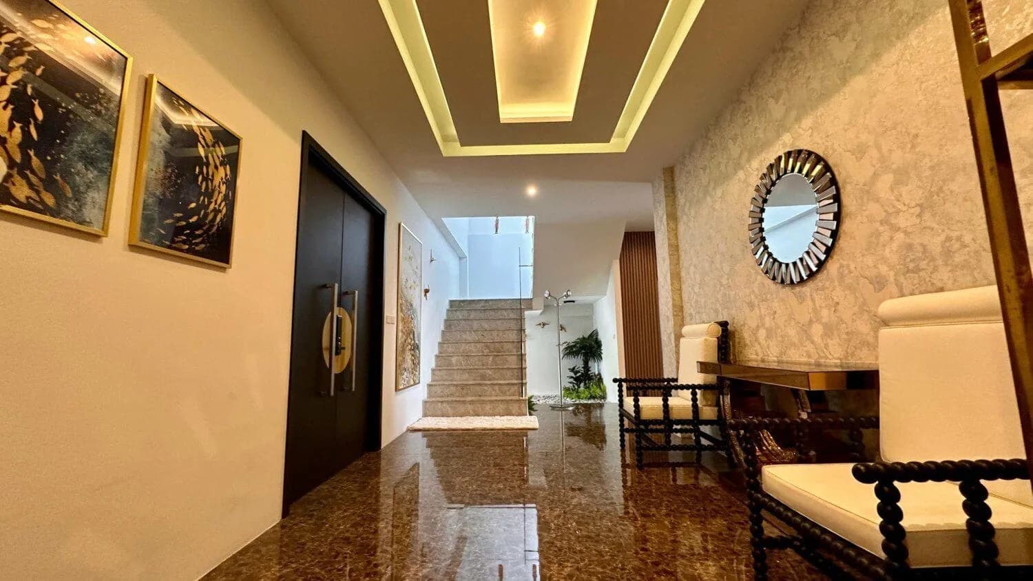Luxueuse villa avec piscine privée 6 chambres vue mer à vendre à Layan — Miniature 22
