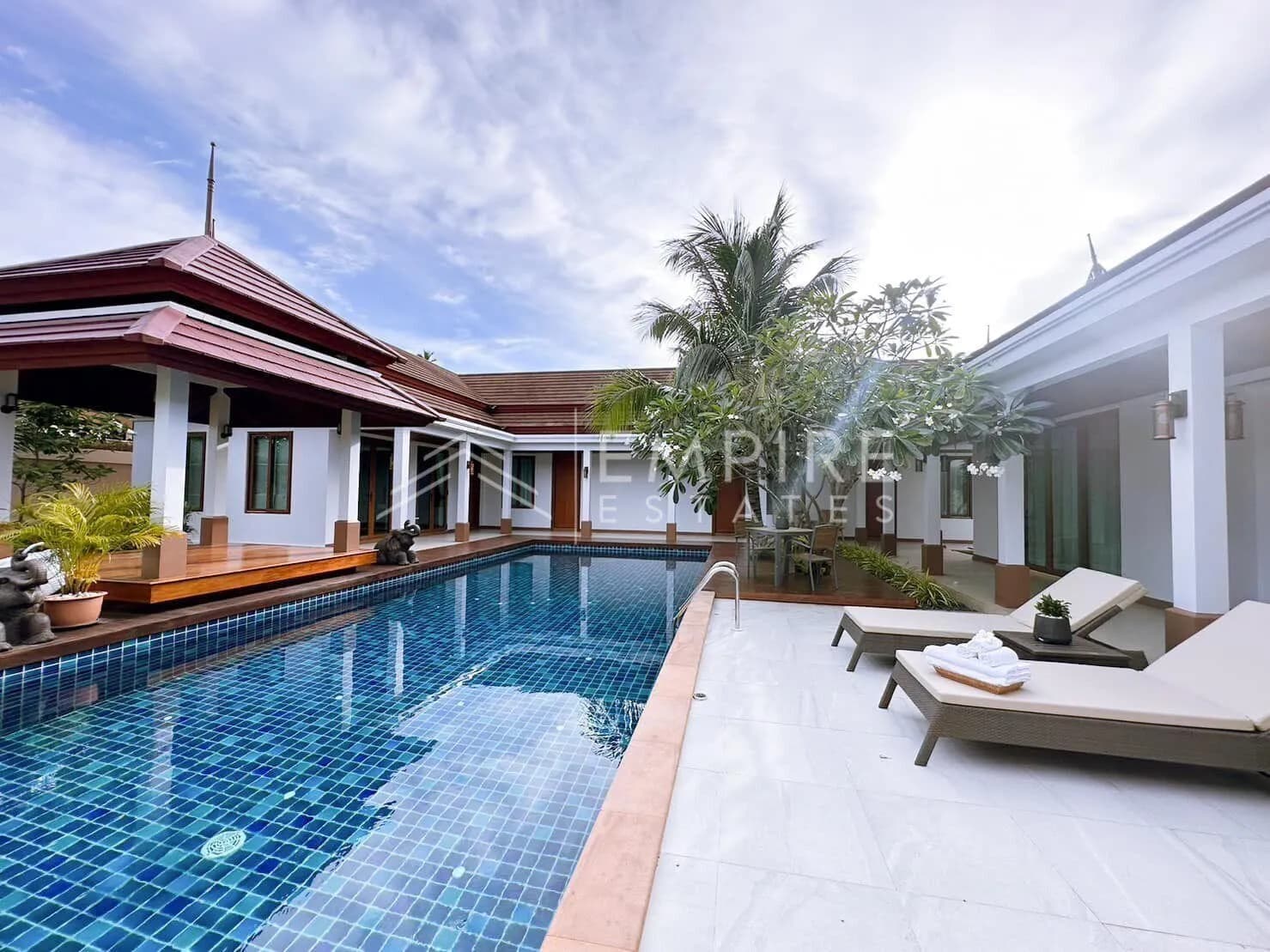 Superbe villa avec piscine 4 chambres à louer, Cape Panwa, Phuket — Miniature 11