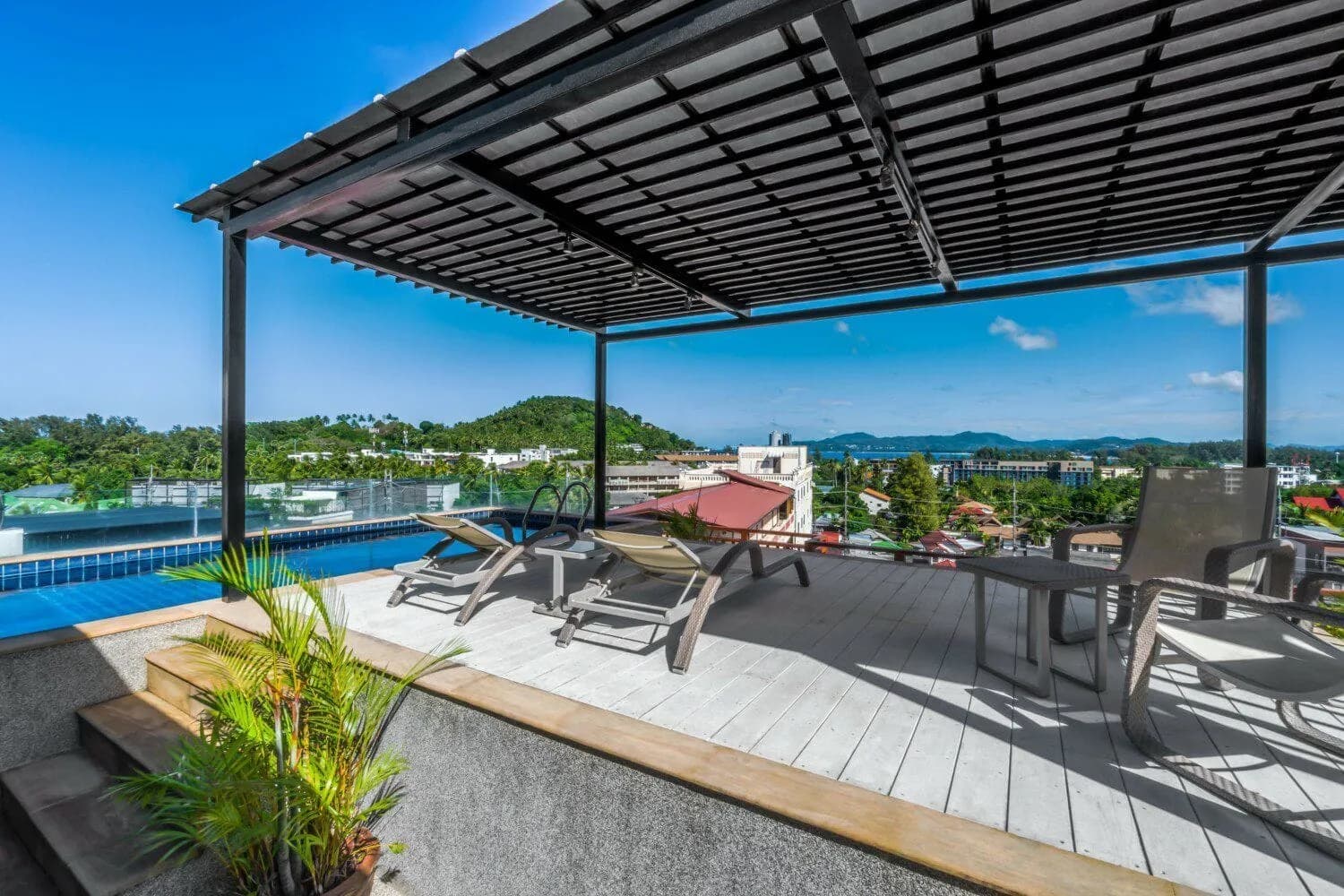 Penthouse 3 chambres avec piscine privée à vendre à Choeng Thale, Phuket — Miniature 4