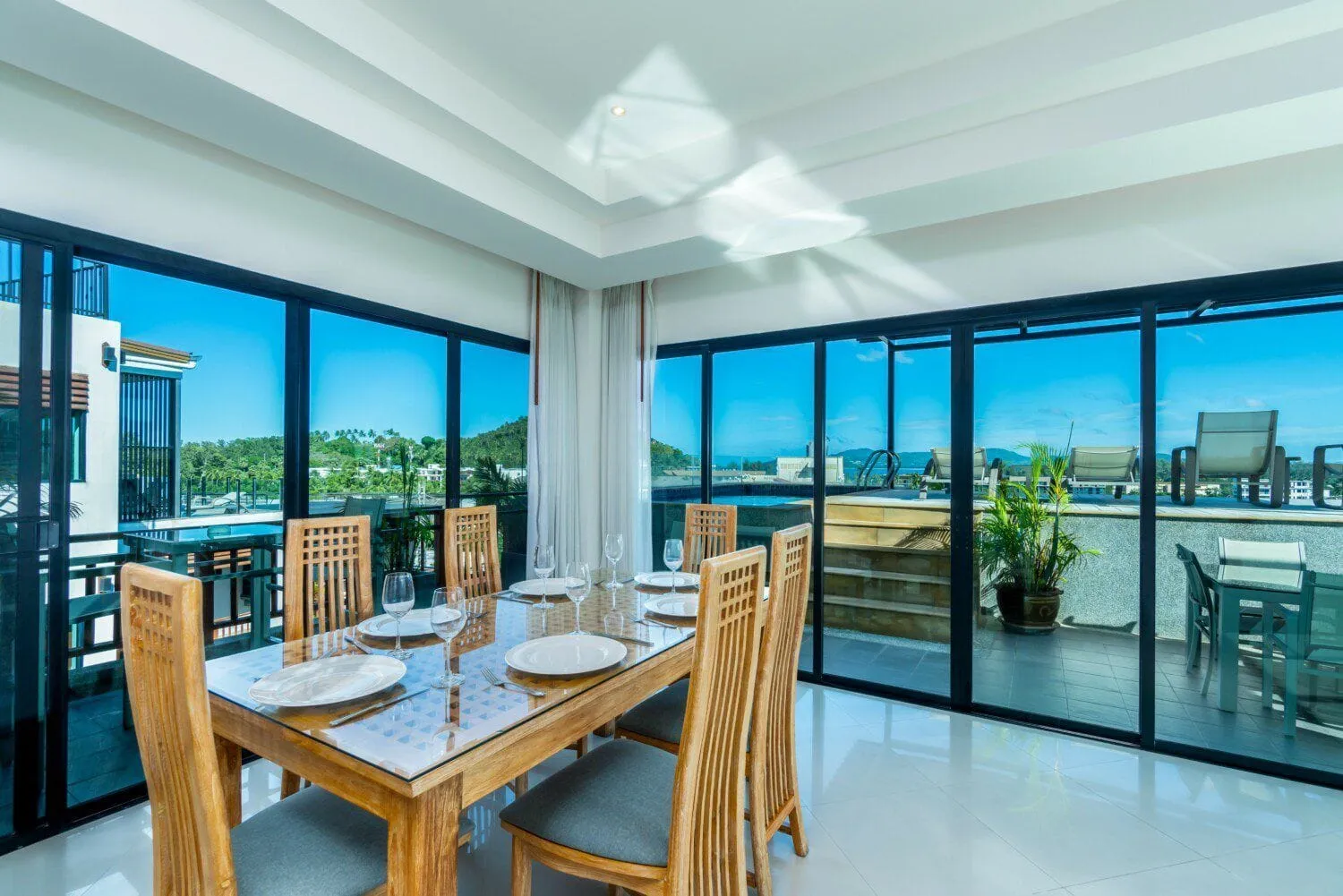 Penthouse 3 chambres avec piscine privée à vendre à Choeng Thale, Phuket — Miniature 9