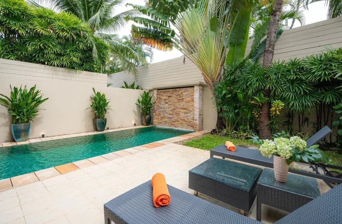 Charmante villa avec piscine 2 chambres à louer, Choeng Thale, Phuket — Miniature 9