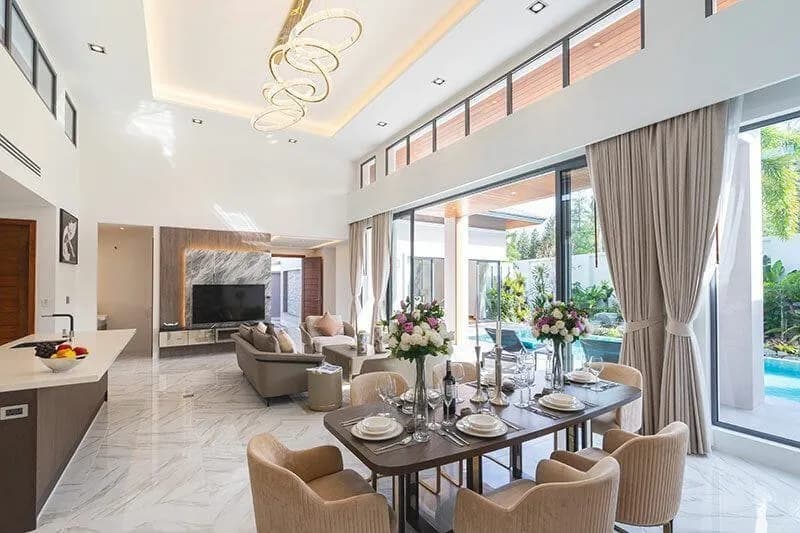 Villa 3 chambres avec piscine privée à vendre à Choeng Thale, Phuket — Miniature 11