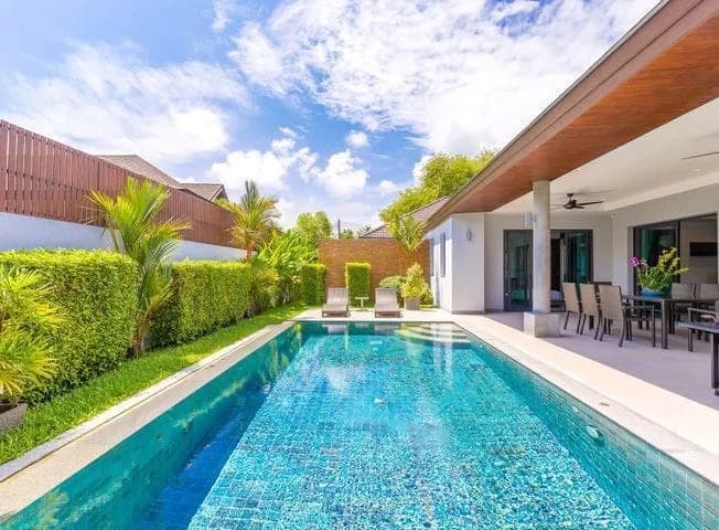 Villa privée avec piscine 3 chambres à louer – à Pasak – Choeng Thale, Phuket — Miniature 4