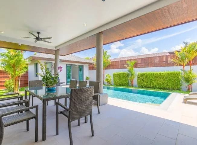 Villa privée avec piscine 3 chambres à louer – à Pasak – Choeng Thale, Phuket — Miniature 7