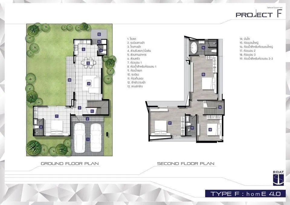 Project F – Villa 3 chambres à louer à Ratsada, Mueang Phuket — Miniature 3