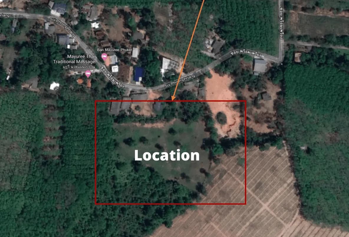 Terrain de 7 rais à vendre, Mai Khao, Phuket — Photo 1