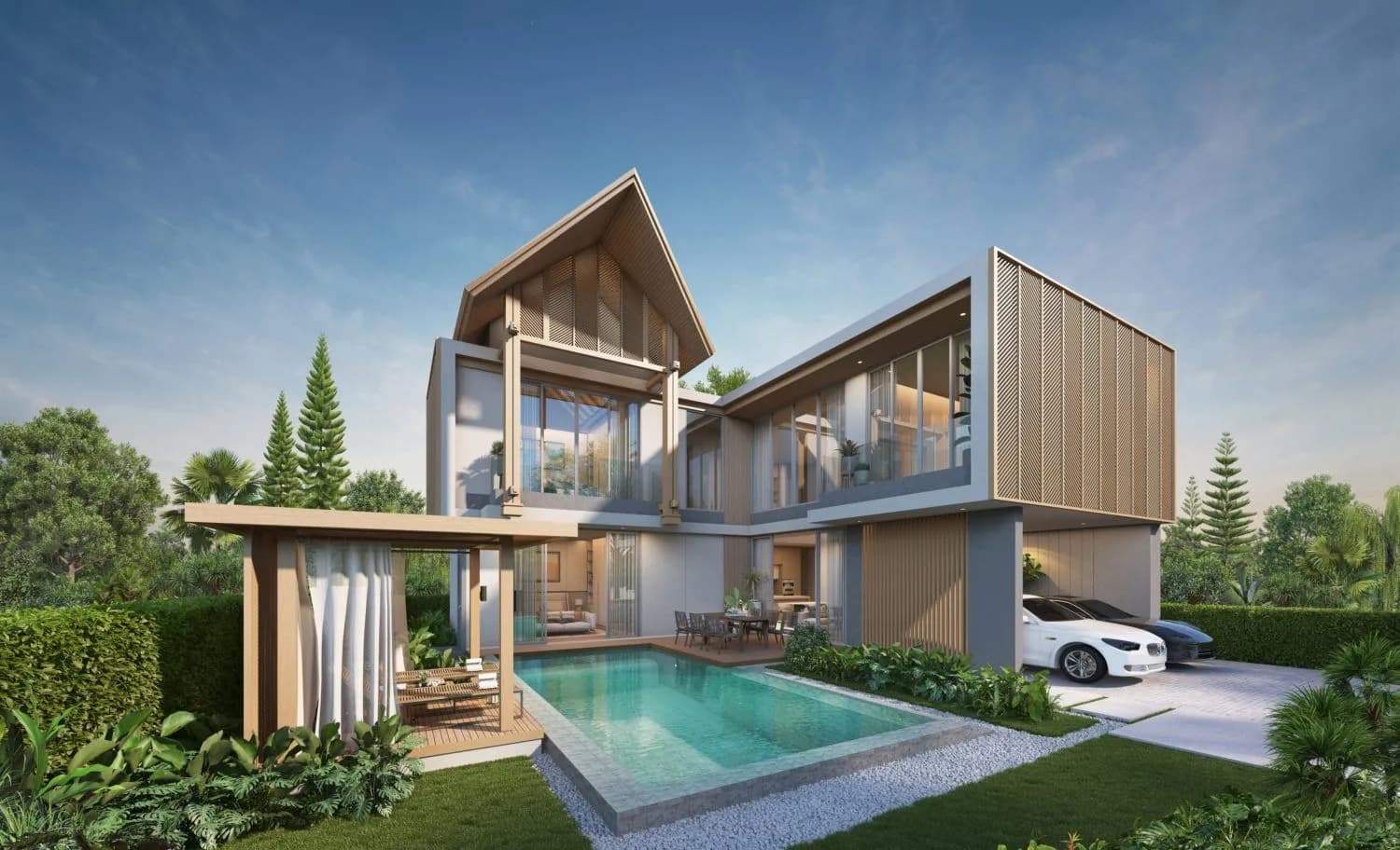 Villa luxueuse 3 chambres de 306 m² avec piscine privée à vendre à Bang Tao, Phuket — Miniature 8