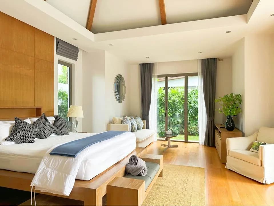 Belle villa Anchan 4 chambres avec piscine privée à louer à Choeng Thale, Thalang — Miniature 12