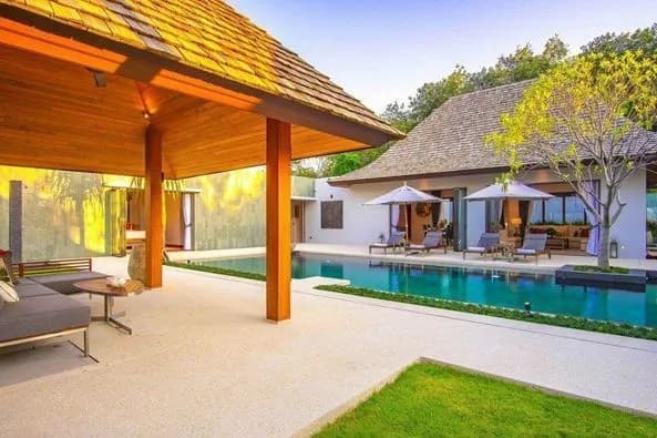 Belle villa Anchan 4 chambres avec piscine privée à louer à Choeng Thale, Thalang — Miniature 15