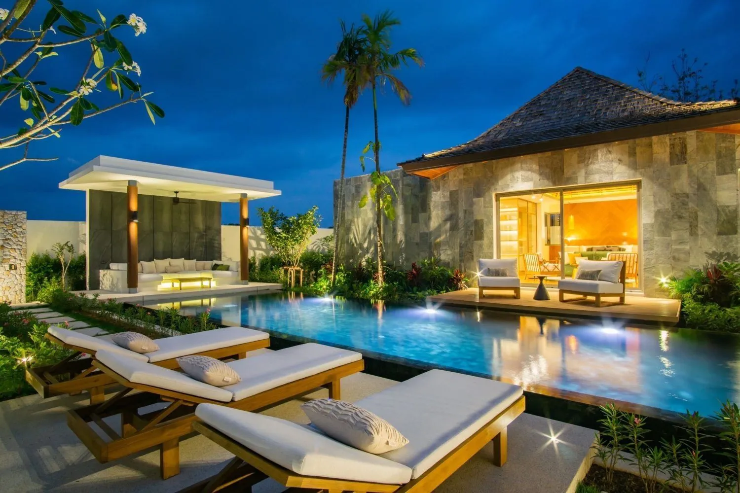 Villa 3 chambres de 528,5 m² avec piscine privée à vendre à Choeng Thale, Phuket — Miniature 9