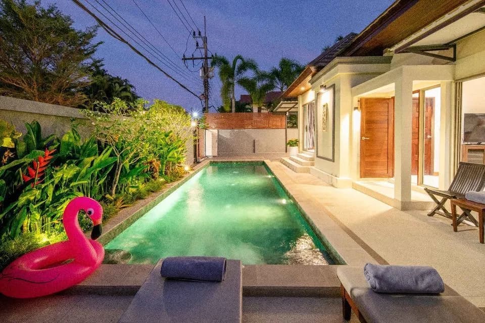 Villa 2 chambres avec piscine privée à louer à Bang Tao — Photo 1